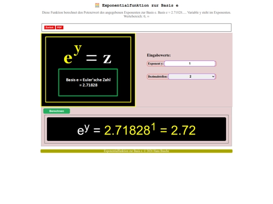Log_Exp_Root/Euler screenshot