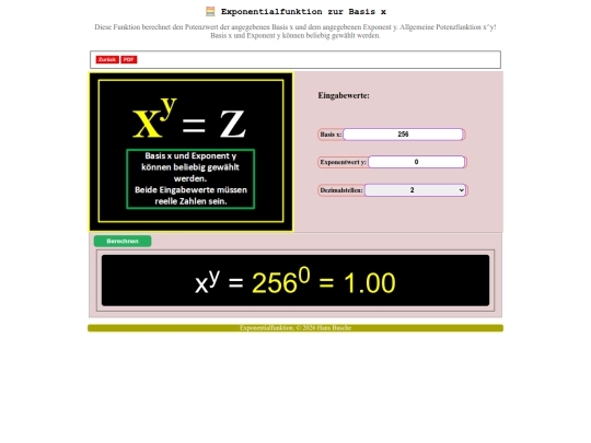 Log_Exp_Root/Exponent screenshot