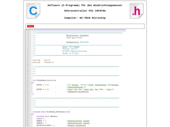pages/Software_Windrichtungsmesser_Pic screenshot