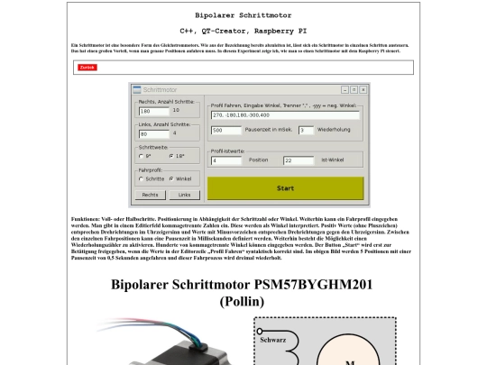 pages1/Schrittmotor screenshot