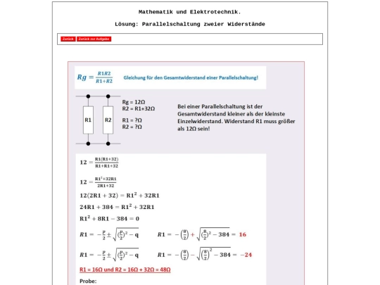 pages4/Mathe3_Loesung_Parallelschaltung screenshot