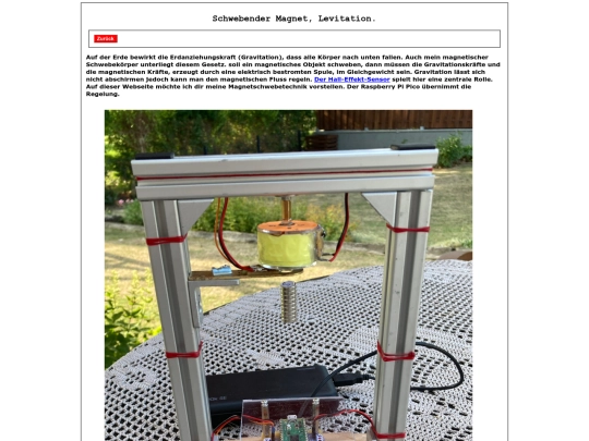 pages5/SchwebenderMagnet_Levitation screenshot