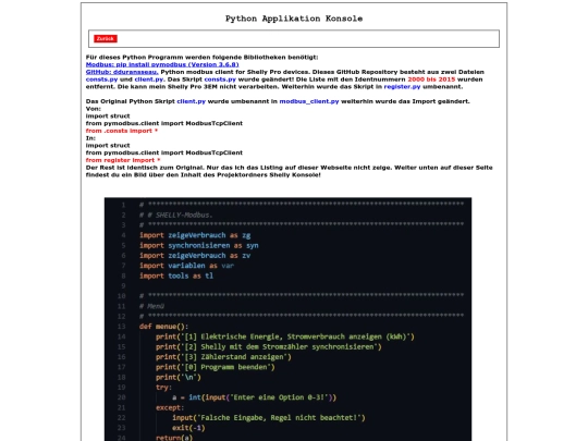 pages7/Shelly_Python_Konsole screenshot