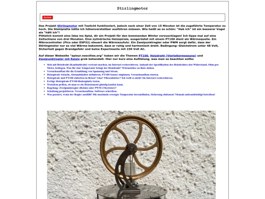 pages8/StirlingMotor screenshot