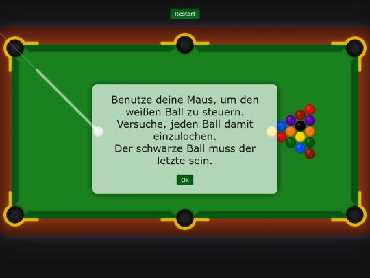 templates/Billard screenshot