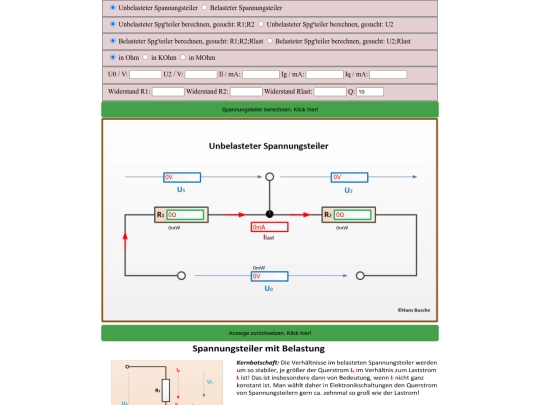templates/spannungsteiler screenshot