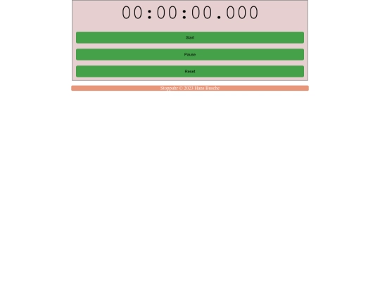 templates/stoppuhr screenshot