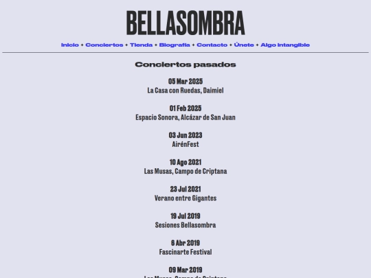 conciertos screenshot
