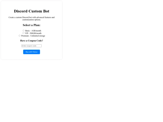 buy-discord-custom-bot screenshot