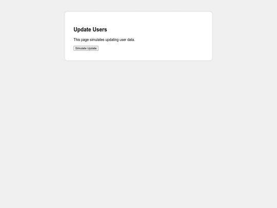 update-users screenshot
