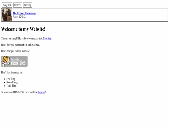 index screenshot