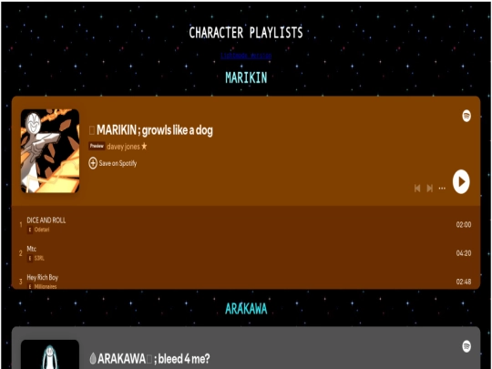 index screenshot