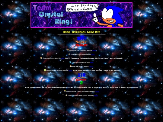 sthsr/downloads screenshot