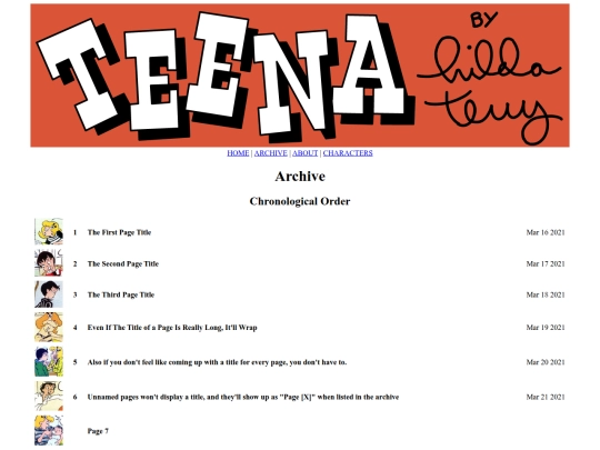 comic/archive screenshot
