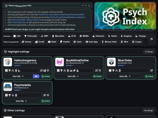 index screenshot