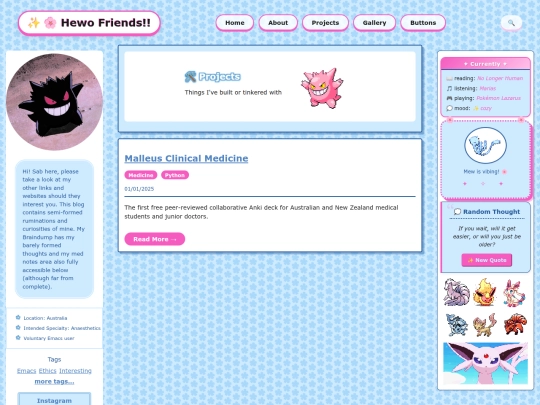 projects screenshot