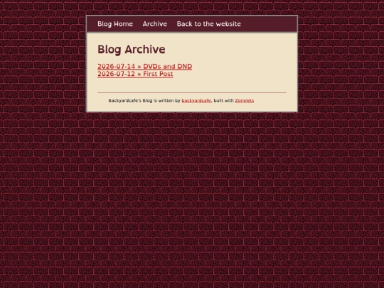 blog/archive screenshot