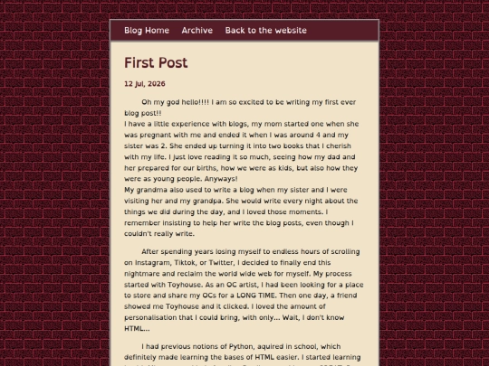 blog/posts/2026-07-12-First-Post screenshot