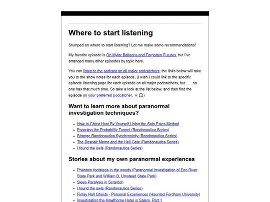 posts/Shownotes screenshot