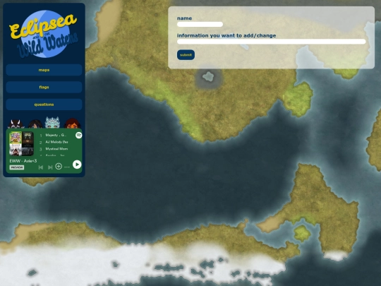 questions screenshot