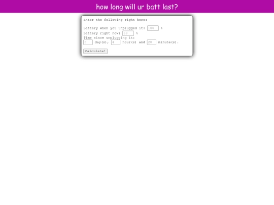 batteryestimatecalculator screenshot