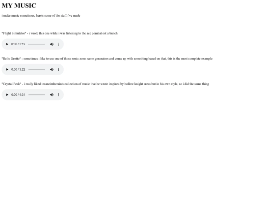 pages/music screenshot