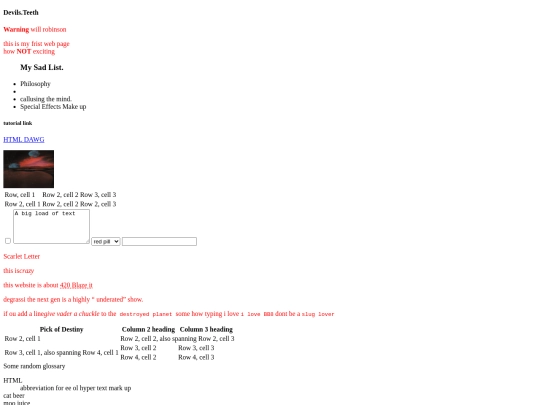 index screenshot