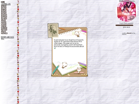blog screenshot