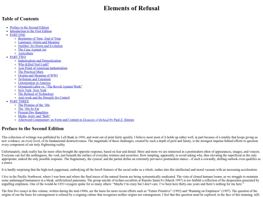 Elements of Refusal screenshot