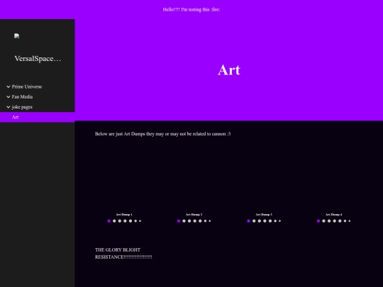 Home Pages/Art screenshot