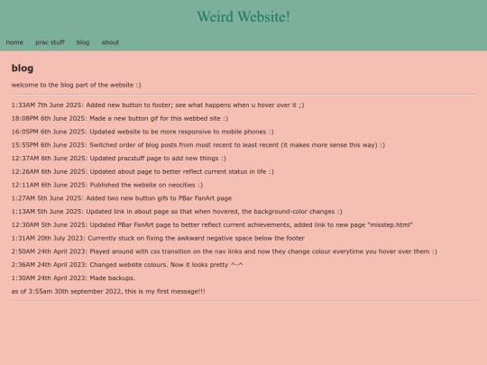 blog screenshot