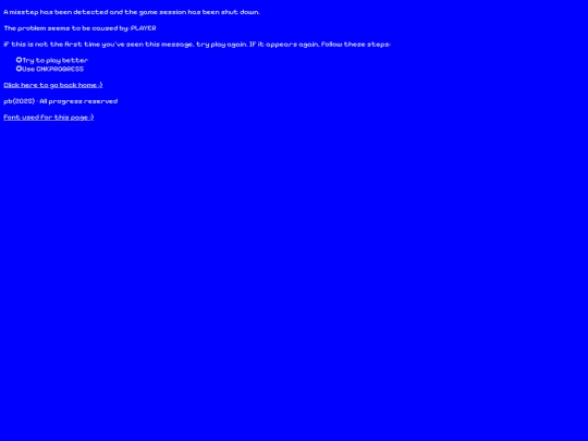 misstep screenshot