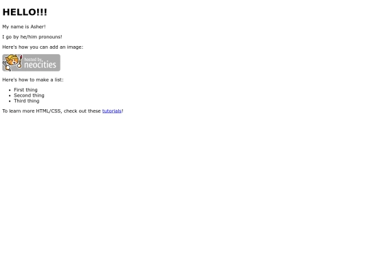 index screenshot