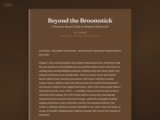 Contemplate/beyond-the-broomstick screenshot