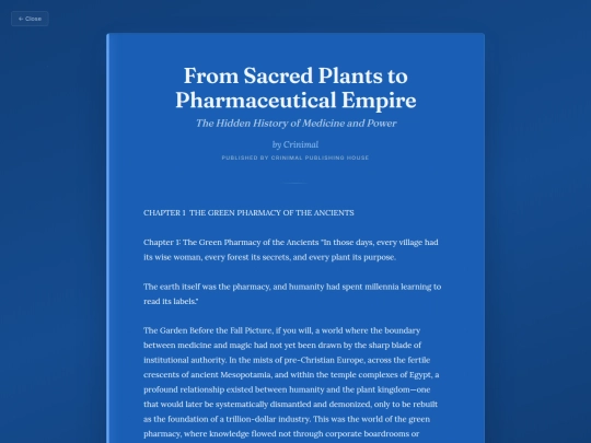 Contemplate/from-sacred-plants-to-pharmaceutical-empire screenshot