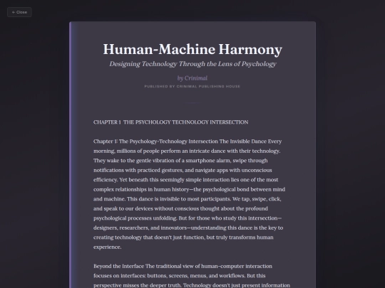 Contemplate/human-machine-harmony screenshot