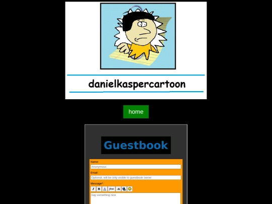 guestbook screenshot
