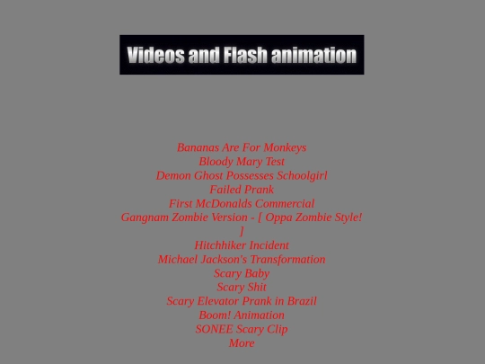videos screenshot