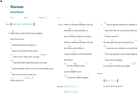 Songs/Starman screenshot