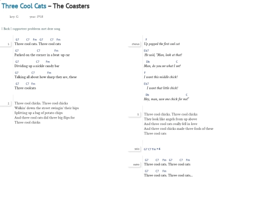 Songs/ThreeCoolCats screenshot