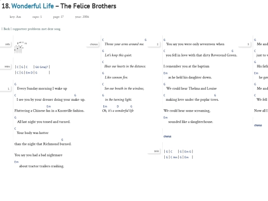 Songs/WonderfulLife screenshot