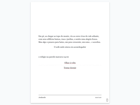 andando screenshot