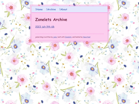 archive screenshot