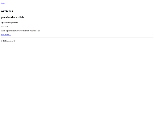 articles screenshot