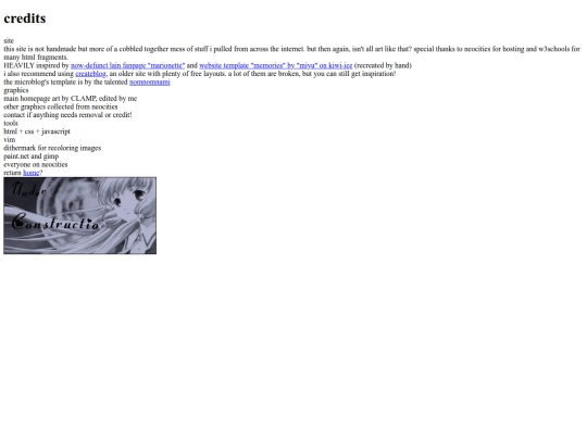 credits screenshot