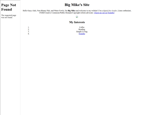 My Page screenshot