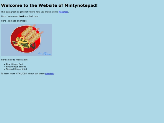 index screenshot