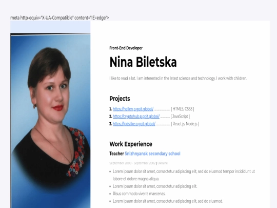 index screenshot