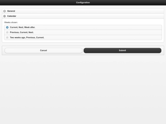configuration screenshot