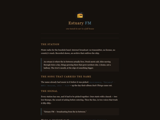 estuary screenshot